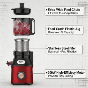 RAF big chute slow juicer