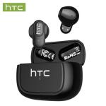 HTC NE51 Compact Wireless Earbuds with Noise Cancelling, 360° Surround Sound, bluetooth with bass.