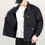 Men's Casual Button Down Denim Jacket Classic Jean Coat