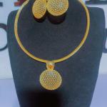 Gold Brazilian set .