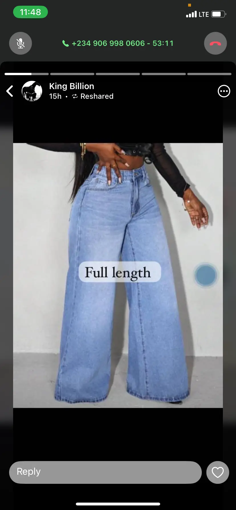 Male and female jeans