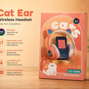 Cat ear wireless Headset