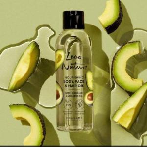 "LOVE NATURE NOURISHING BODY, FACE & HAIR OIL
