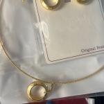 Gold Brazilian set .