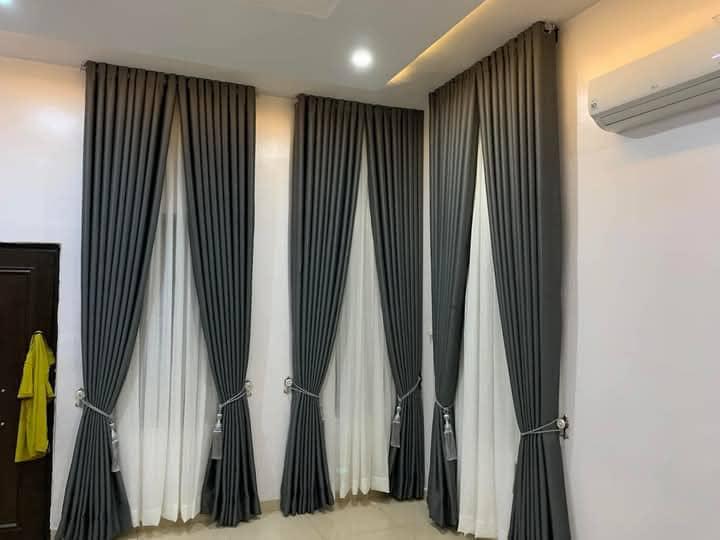 Smart curtain per yard
