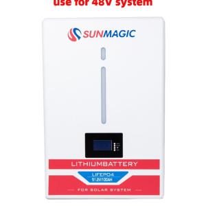 SUNMAGIC 51.2VDC 51.2KW 100AH LITHIUM BATTERY